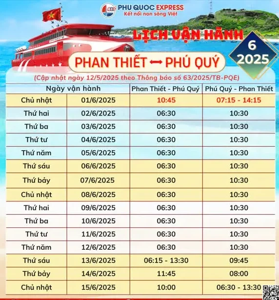 Đặt Vé 4 lịch tàu trung trắc tháng 6